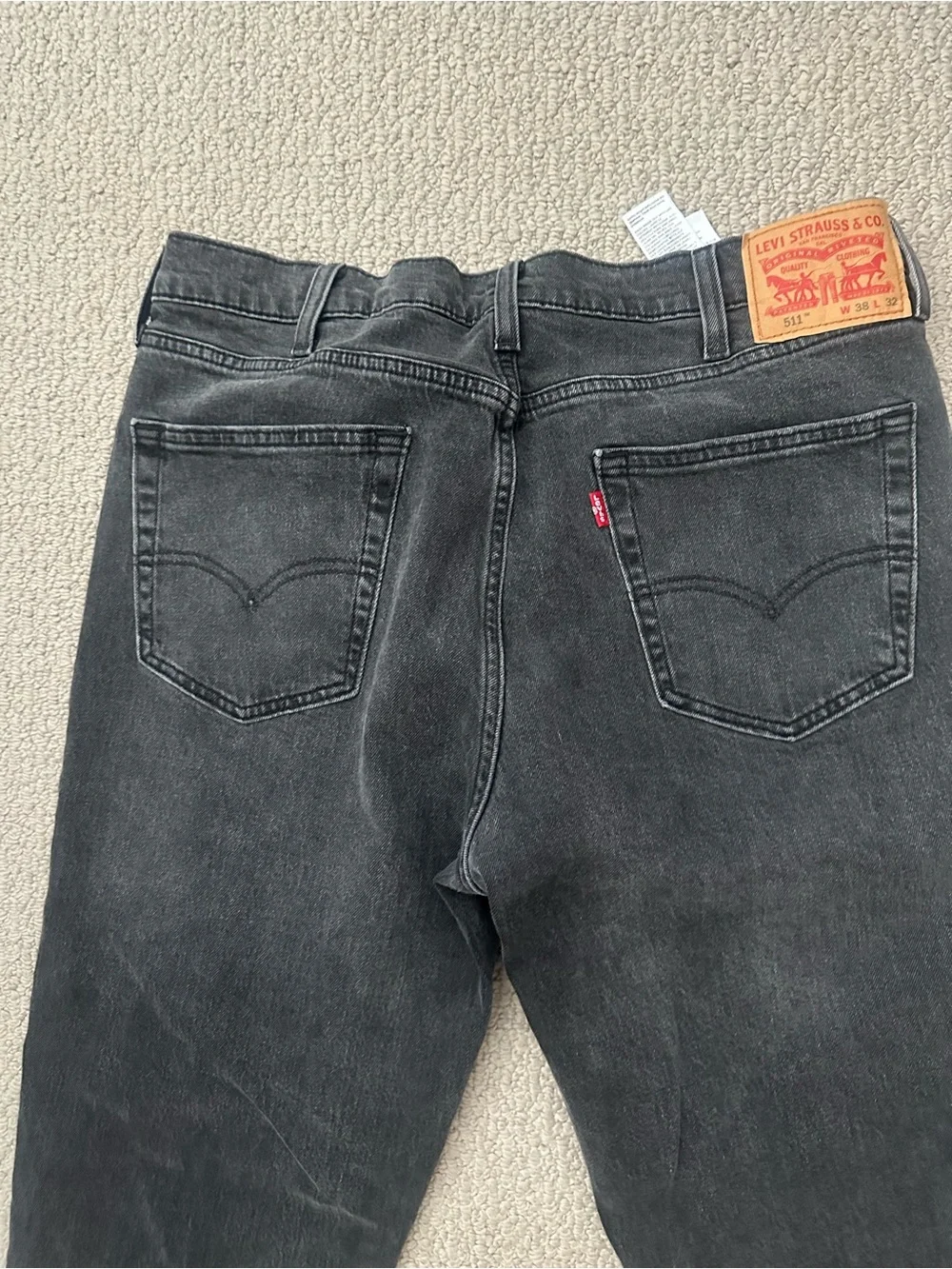 Levi's 511 Straight Jeans - Charcoal Gray